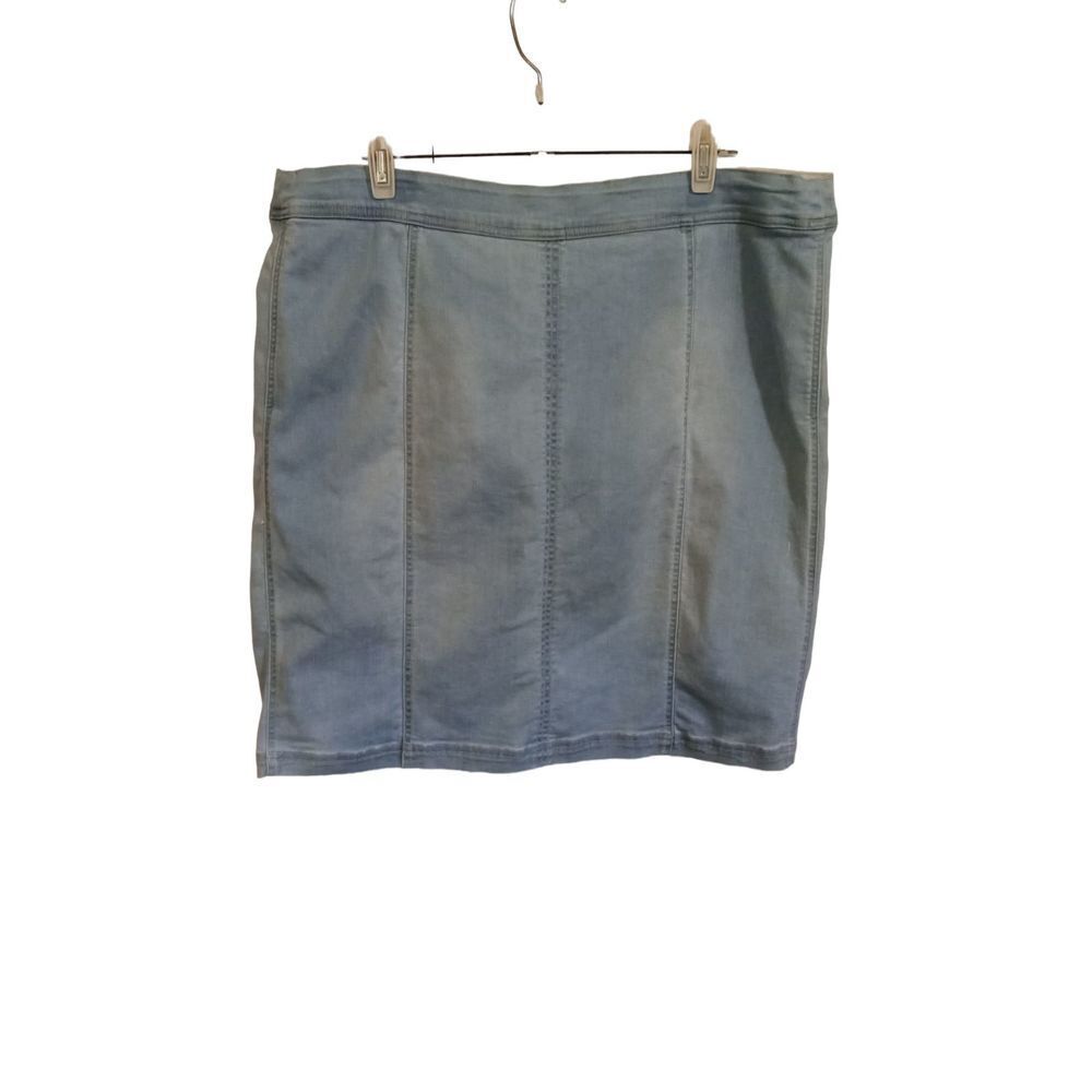 Westbound‎ Women's Jean Skirt With Elastic Waist Size 18